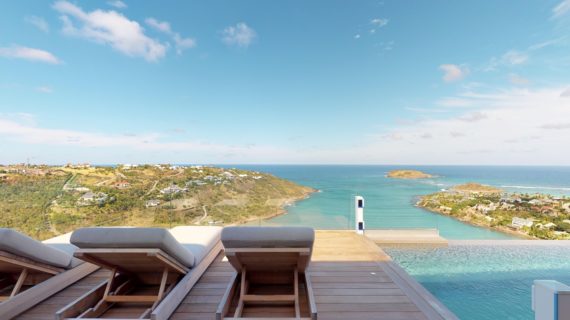 Supreme modern villa with breathtaking views - St-Barts