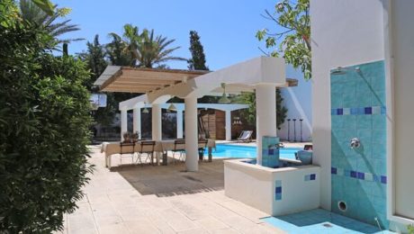 Outdoor Poolside View