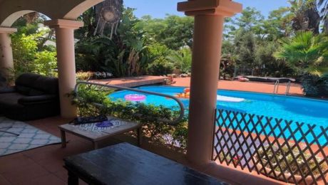CAE056 Outdoor View With Pool