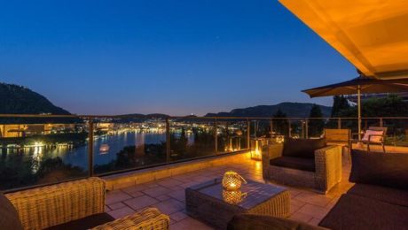 Night view on the terrace
