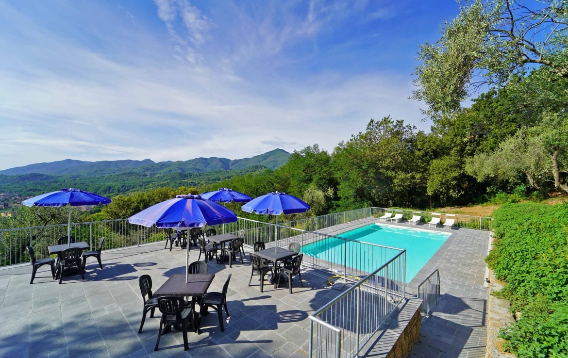 Swimming Pool and seating area