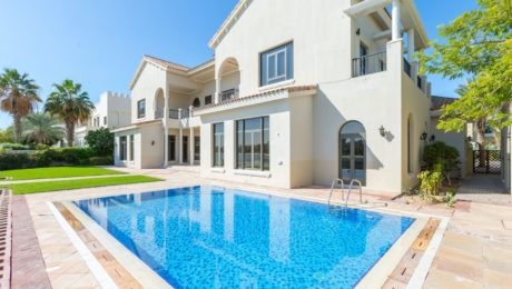 villa with pool