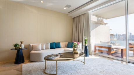 Sparkling Flat with Dubai Skyline Views