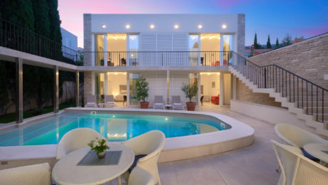 Villa pool view