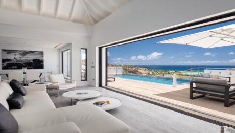 MODERN PARADISE VILLA ON THE HILLS OF GRAND CUL DE SAC